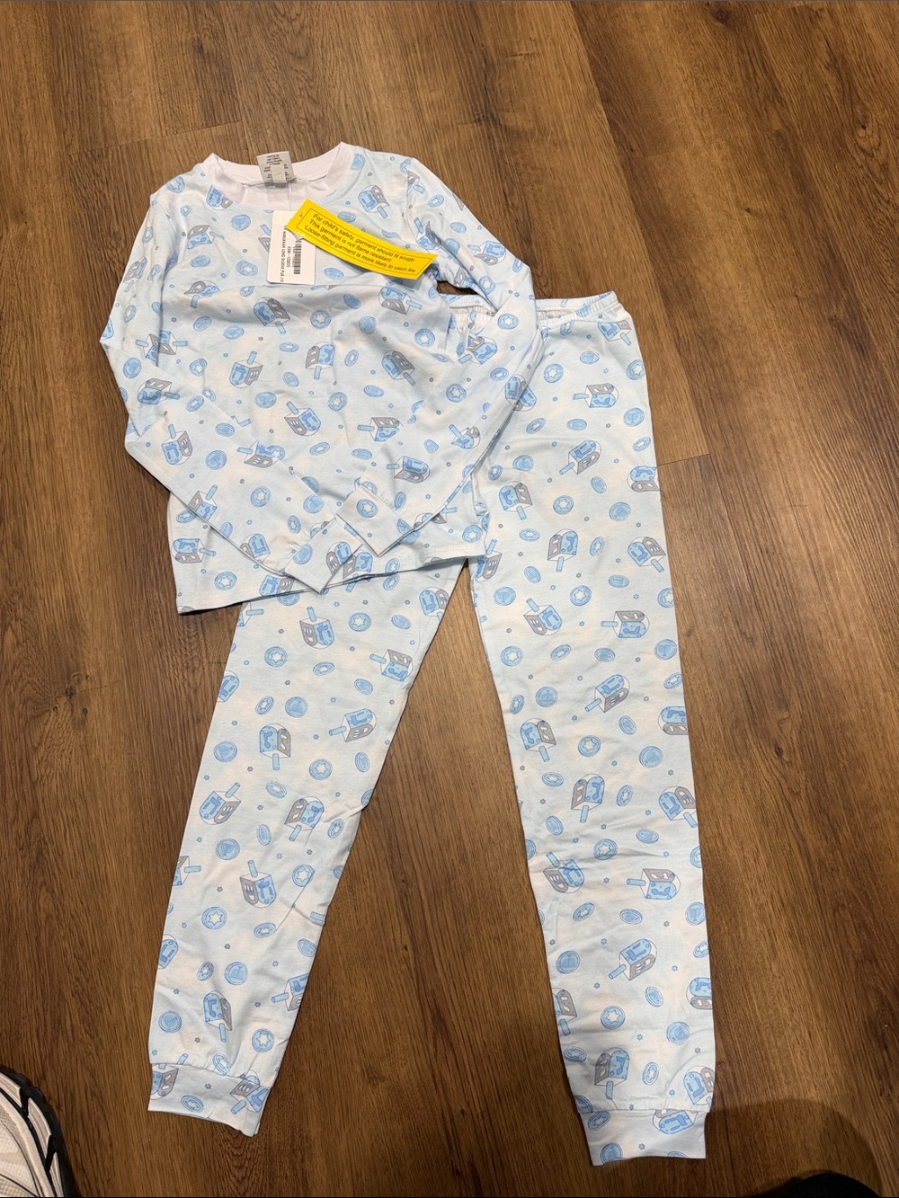 Esme kids pajamas set long sleeve chanukah size 10